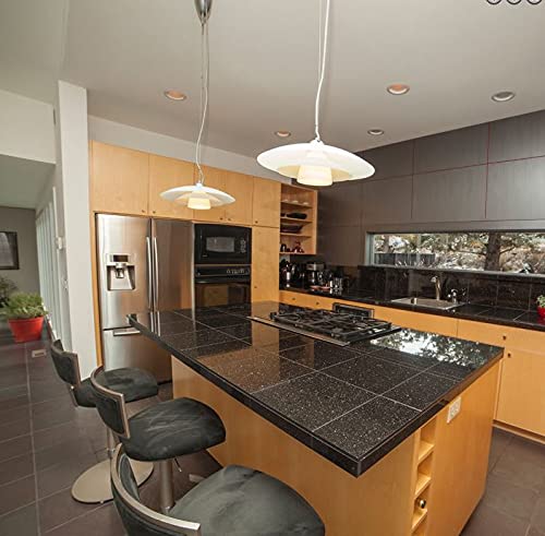 Black Galaxy Polished Granite Tile 12" x 12