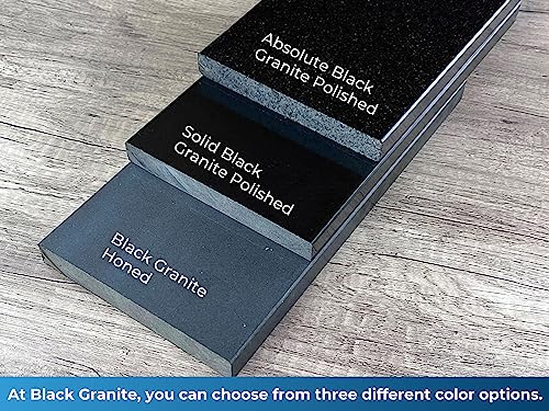 Absolute Black Polished Granite Shower Curb Top