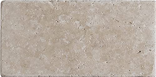 Beige 3x6" Travertine Subway Tile for Showers