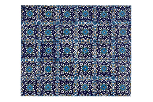 Mexican 4x4 Ceramic Tiles - Azul Mosaic Decor