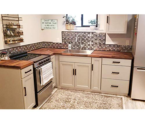 Blujellyfish Metallic Glass Mosaic Tile - Silver Gray