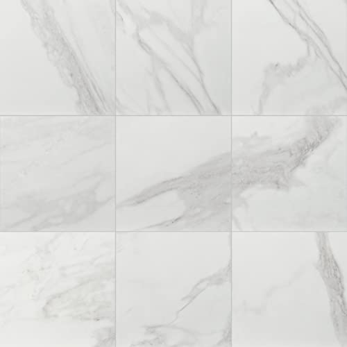 Daltile 12" Porcelain Marble Look Shower Tile