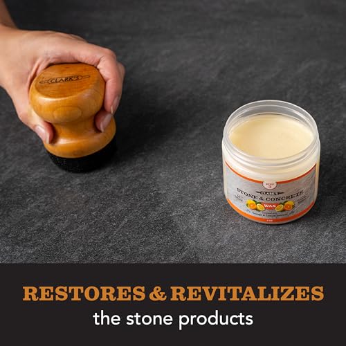 Natural Stone Wax with Citrus Extracts - 8oz