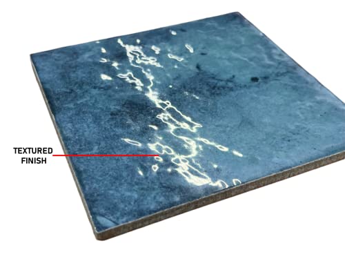 Santa Catalina Aquamarine 6x6 Glossy Porcelain Tile