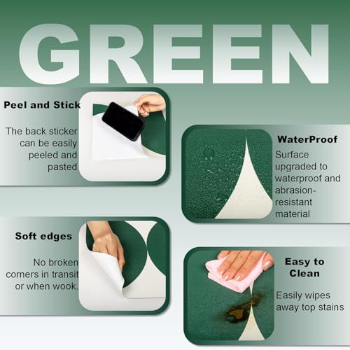 Waterproof Peel and Stick Vinyl Shower Floor Tiles