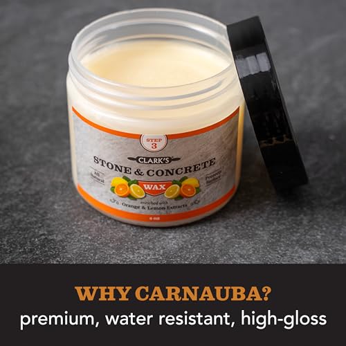 Natural Stone Wax with Citrus Extracts - 8oz