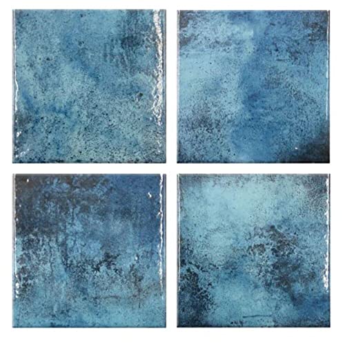 Santa Catalina Aquamarine 6x6 Glossy Porcelain Tile