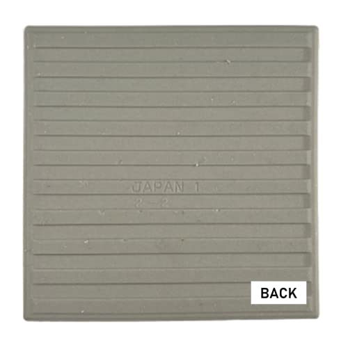 Wavy 6x6 Black Gold Porcelain Shower Tile
