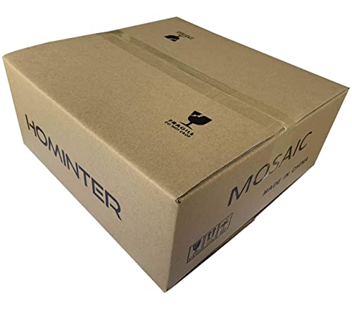 Aqua Teal Interlocking Pebble Mosaic Tile