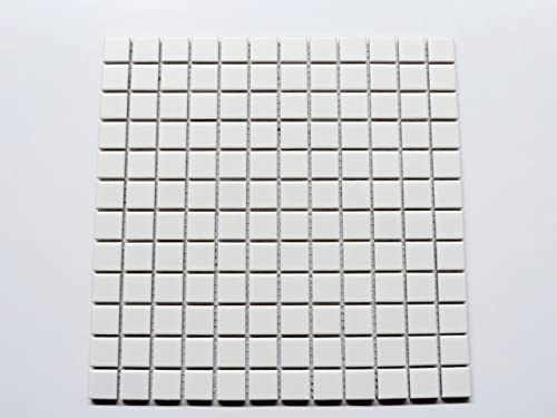 White Porcelain Mosaic Square Tile for Showers