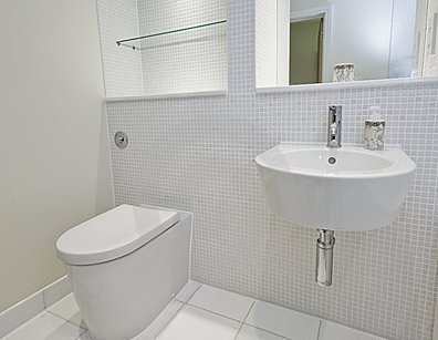 White Porcelain Mosaic Square Tile for Showers