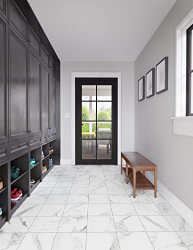 Daltile 12" Porcelain Marble Look Shower Tile