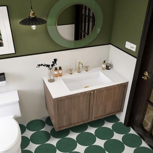 Waterproof Peel and Stick Vinyl Shower Floor Tiles