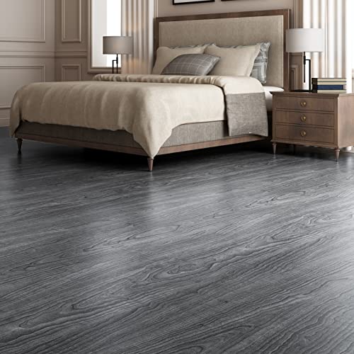 Art3d Deep Gray Peel and Stick Vinyl Tiles
