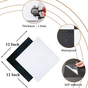 Peel and Stick Waterproof Shower Floor Tiles - 10 PCS