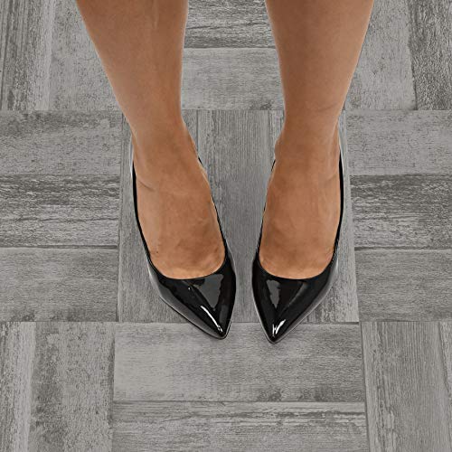 Grey Peel & Stick Shower Floor Tiles