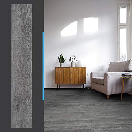 Art3d Deep Gray Peel and Stick Vinyl Tiles