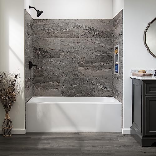 Palisade Interlocking Vinyl Shower Tile Kit