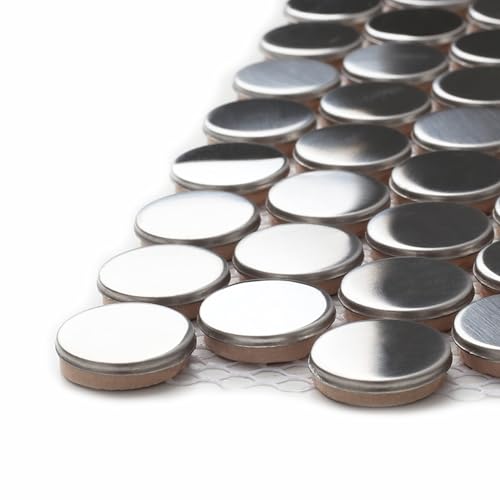 Silver Penny Round Mosaic Tile for Shower Floor