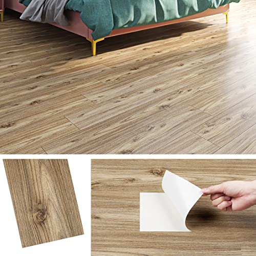 Livelynine Waterproof Vinyl Peel and Stick Floor Tiles