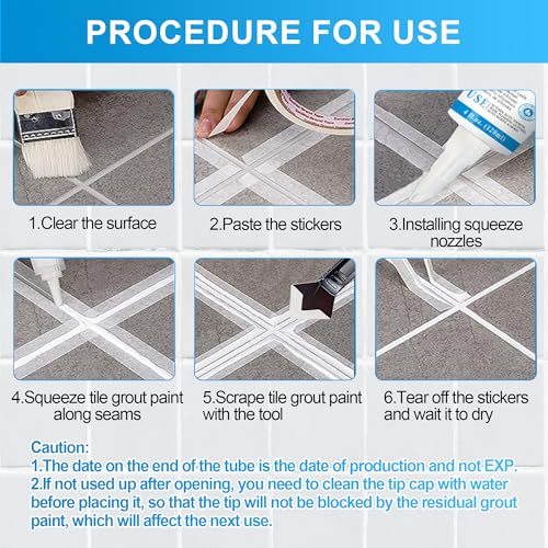 Clear Waterproof Caulk & Seal Silicone Sealant Kit