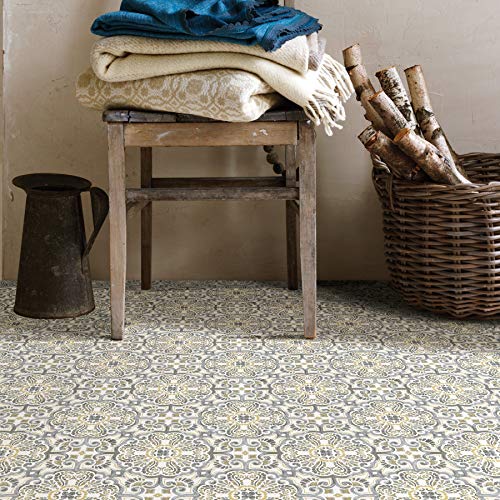 Antico Multicolor Peel & Stick Shower Floor Tiles