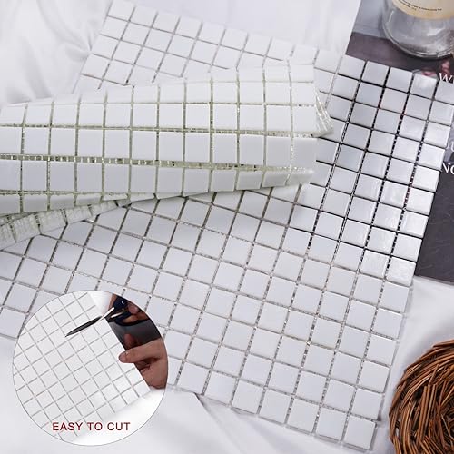 White Mosaic Tile for Shower and Bathroom Decor