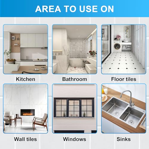 Clear Waterproof Caulk & Seal Silicone Sealant Kit