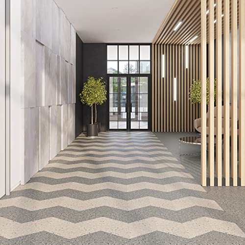 Lucida Luxury Vinyl Tile - Marble Rhombus Sample