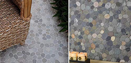 Natural Granite Pebble Interlocking Floor Tiles