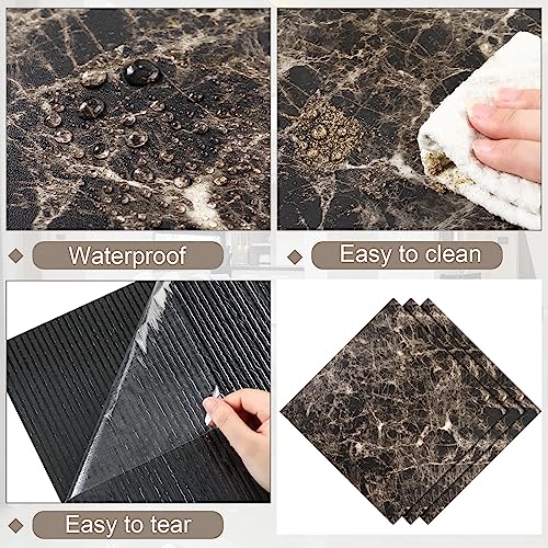 Peel and Stick Waterproof Vinyl Tile 12x12