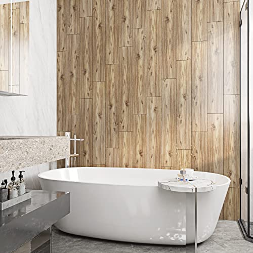 Livelynine Waterproof Vinyl Peel and Stick Floor Tiles