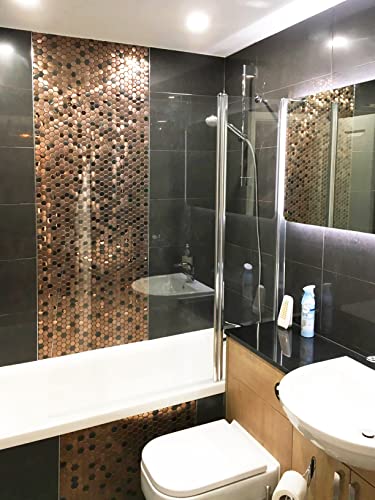 Hexagon Stainless Steel Mosaic Tile for Showers