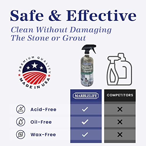Marblelife Natural Stone Shower & Tile Cleaner, 32 oz