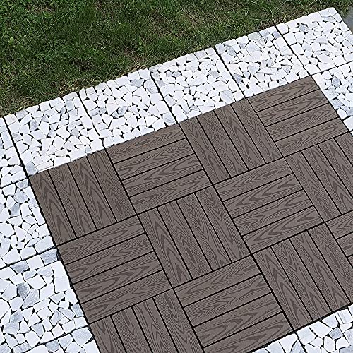 Natural Stone Interlocking Shower Floor Tiles - 12"x12