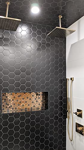 Hexagon Stainless Steel Mosaic Tile for Showers