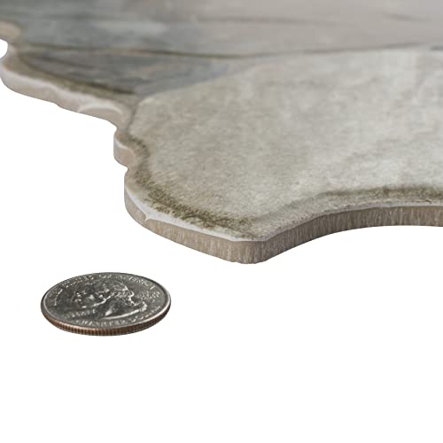 Merola Tile Canet Gris 17"x17" Porcelain Tile
