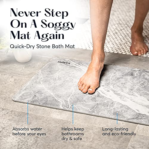 Sutera Diatomaceous Earth Shower Floor Mat