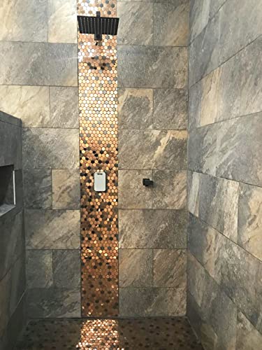 Hexagon Stainless Steel Mosaic Tile for Showers