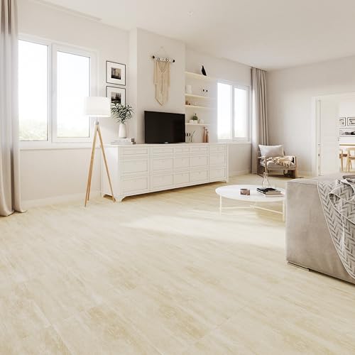Luxurious Stone Look Vinyl Shower Floor Tiles