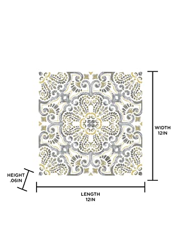 Antico Multicolor Peel & Stick Shower Floor Tiles