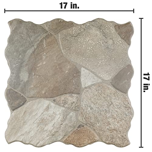 Merola Tile Canet Gris 17"x17" Porcelain Tile
