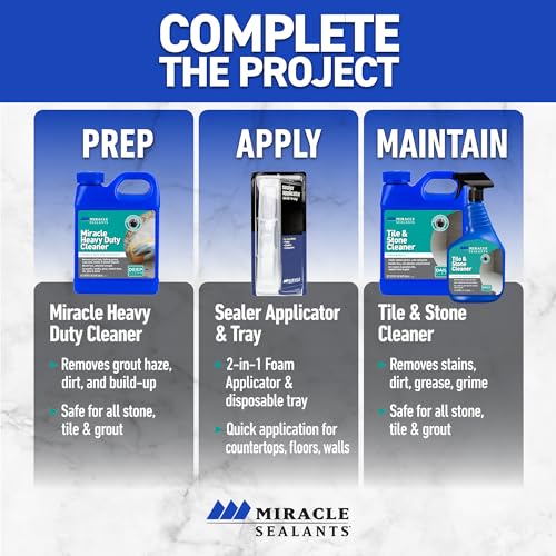 Miracle Sealants Tile & Stone Cleaner Concentrate, 1 Gallon