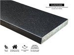 Absolute Black Granite Shower Floor Transition Tile