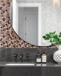 Hexagon Copper Mosaic Tile for Shower & Backsplash