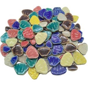 Ceramic Mosaic Tiles for Crafts and Decorations