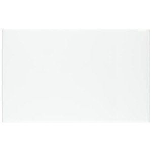 Glossy White Ceramic Shower Tile Sample 9-7/8" x 15-3/4