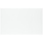 Glossy White Ceramic Shower Tile Sample 9-7/8" x 15-3/4
