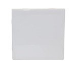 Glossy White Ceramic Shower Floor Tiles - 12 Pack