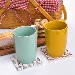 24 Ceramic Tiles for DIY Coasters and Crafts
